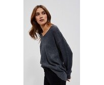 Moodo Svetr dámský SIVI šedá, XS