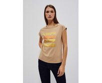 Moodo Tričko dámské WEWIT béžová, XS