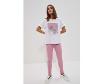 Moodo Kalhoty dámské LAICA růžová, S