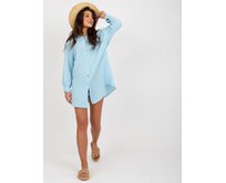 RUE Košile dámská dlouhá HART modrá, L