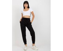 RUE Dámské tepláky BELLA černá, M