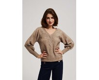 Moodo Svetr dámský DUTLI hnědá, XS