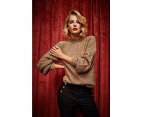 Moodo Svetr dámský METAL hnědá, XS