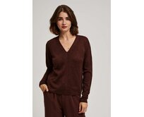 Moodo Svetr dámský LIVI hnědá, XS