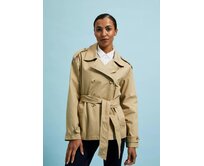 Moodo Bunda dámská TRENČKOT béžová, XS