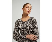 Moodo šaty dámské BRAZA hnědá, XS