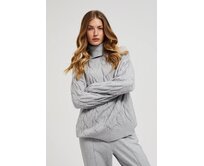 Moodo Svetr dámský KUKR šedá, XS