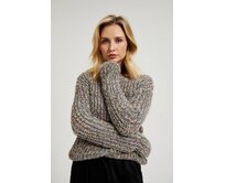 Moodo Svetr dámský BRIE tmavě šedá, XS