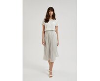 Moodo Sukně dámská ALIM světle šedá, XS