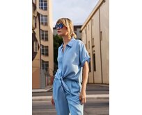 Moodo Košile dámská LECO světle modrá, XS