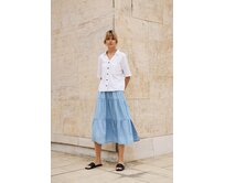 Moodo Sukně dámská REST světle modrá, XS