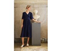 Moodo šaty dámské REPP tmavě modrá, 36