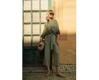 Moodo Dámské kalhoty OBER světle zelená, XS