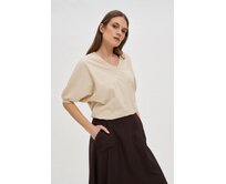 Moodo Tričko dámské LIMA béžová, XS