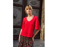 Moodo Tričko dámské TOUTOR červená, XS