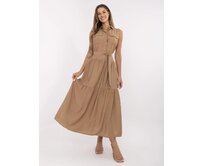 RUE šaty dámské AVINA světle hnědá