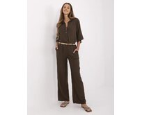 RUE Dámské kalhoty HENOS hnědá