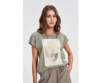 Moodo Tričko dámské DELVI světle zelená, XS