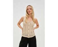 Moodo Tričko dámské NEKOLA béžová, M