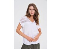 Moodo Tričko dámské KARAŠ bílá, M