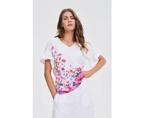 Moodo Tričko dámské SIDNE bílá, 44