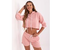 RUE Dámské kraťasy s mikinou EMOLA růžová, L//XL