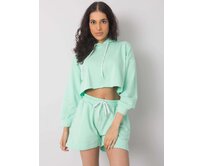 RUE Dámské kraťasy s mikinou EMOLA světle zelená, L//XL