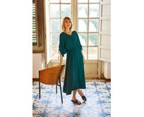 Moodo Šaty dámské NETREL petrolejová, M