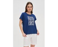 Moodo Tričko dámské JUSVIT modrá, XL