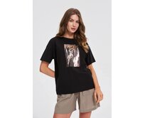 Moodo Tričko dámské KURAST černá, 44