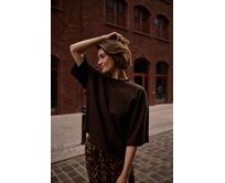 Moodo Tričko dámské TEROS hnědá, XS