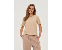Moodo Tričko dámské DETUW béžová, XS