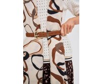 Moodo Pásek dámský NAYNY světle hnědá, XL