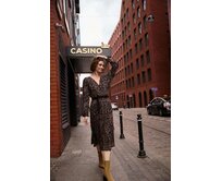 Moodo Šaty dámské NOSICA hnědá, XL