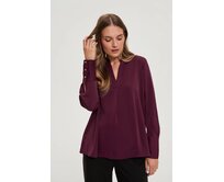 Moodo Košile dámská ŽETYRE vínová, XS
