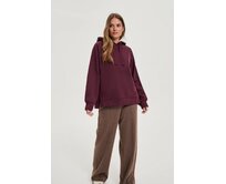 Moodo Mikina dámská REMETE vínová, XS