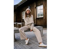 Moodo Dámské kalhoty KOTRUM béžová, L