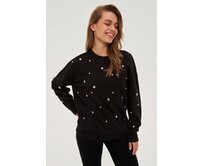 Moodo Mikina dámská LESOVIE černá, M