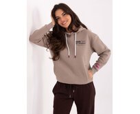 RUE Dámská mikina KOKFELT světle hnědá, XS