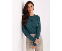 RUE Halenka dámská CLAYTOS petrolejová, S