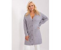 RUE Svetr dámský pro plnoštíhlé GENZ šedá, XL/XXL