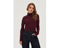 Moodo Tričko dámské SKLINS vínová, S