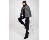 RUE Košile dámská vrchní PATIŠKA tmavě šedá, M