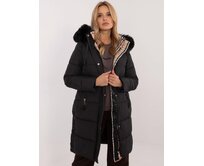 RUE Bunda dámská dlouhá BEZOPAT černá, S