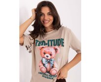 RUE Tričko dámské ITUDE béžová, XL