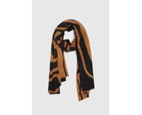 Moodo šála dámská GEOMETRY hnědá