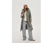 Moodo Bunda dámská SIVA světle zelená, M