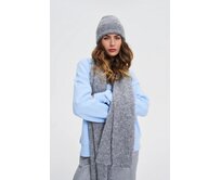 Moodo Čepice dámská FIALE šedá