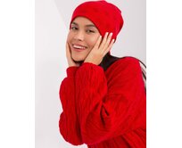 RUE čepice dámská BEANIE červená