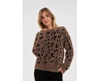 Moodo Svetr dámský PASTO hnědá, XS